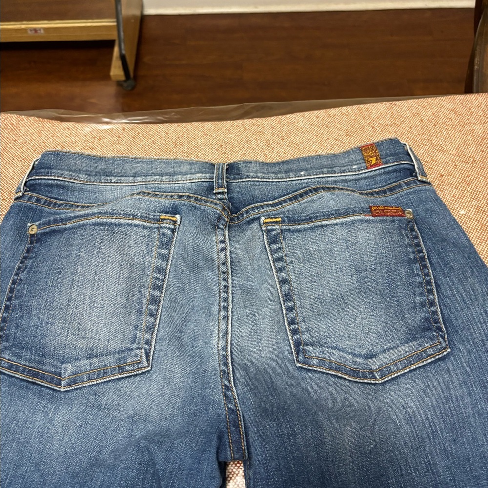 Free People Dark Blue Skinny Jeans - Picture 4 of 7